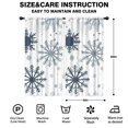 thumbnail image 2 of Blackout Kids Curtains,Blue Christmas Snowflake Pattern Childrens Insulated Curtains Set Of 2,Bedroom Essentials,Toddler Room Decor 42"x84", 2 of 5