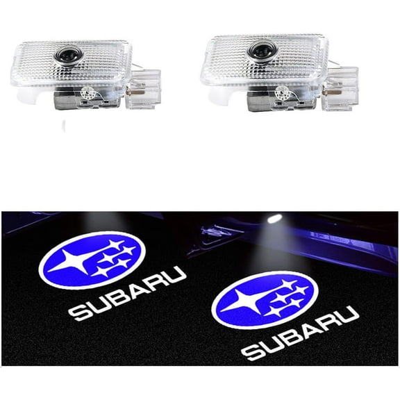 for Subaru Integration Ultra-Brights Step Led Puddle Door Lights, Ultra-Bright LED 3D Laser Ghost Shadow Light, Never Fade with Extension Cord, Pack of 2