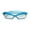 Light Blue, variant on Cheetah Apex Frame Clear Lens Sunglasses
