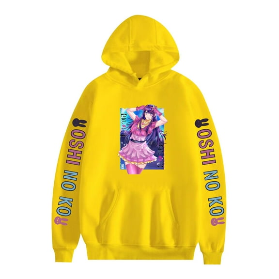 Duoxingbao Oshi No Ko Hoshino Anime Harajuku Cartoon Character Fashion Hoodie Casual Men and Women Autumn/Winter Hoodie Top