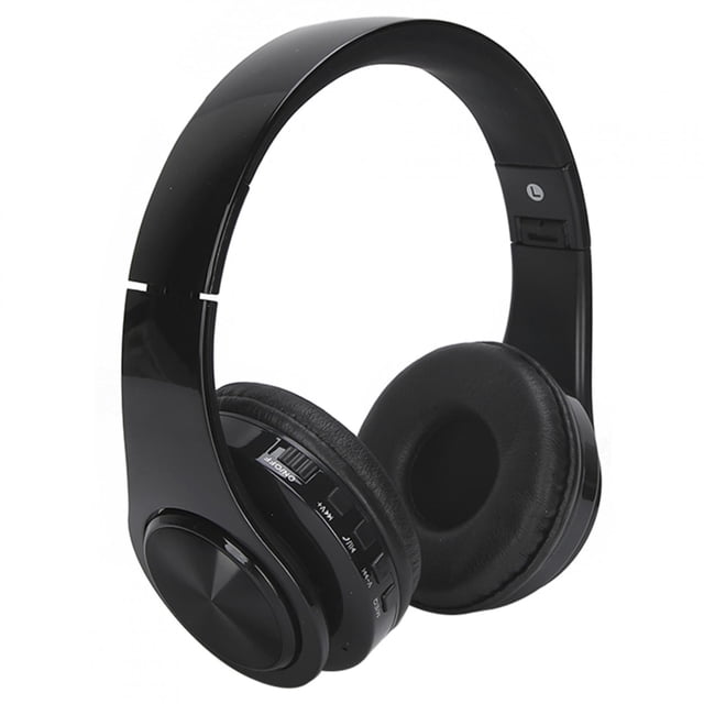 Auriculares plegables, auriculares inalámbricos Bluetooth 5.0 para juegos con micrófono, auriculares inalámbricos supraaurales compactos y livianos