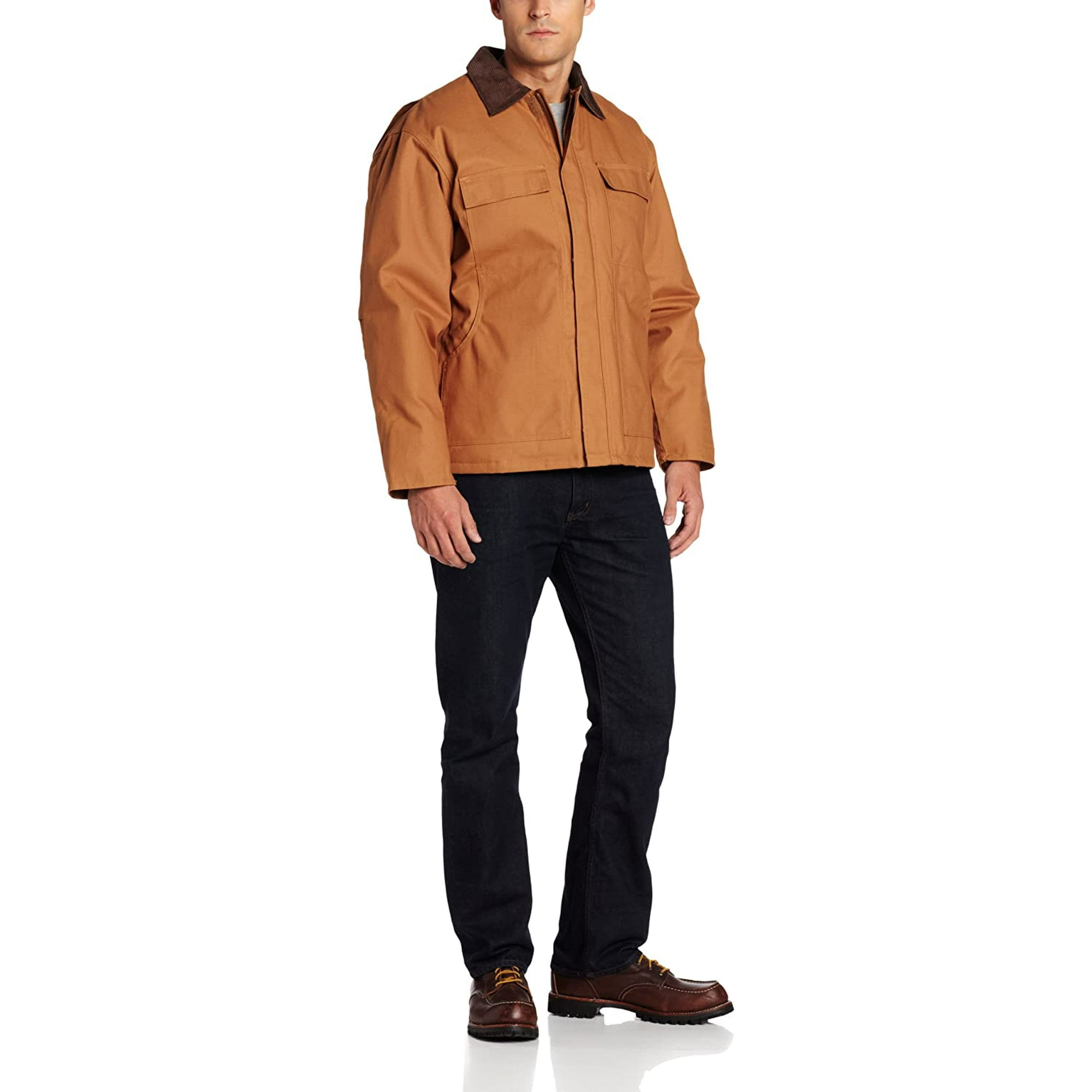 Berne CH416 Men s Heritage Chore Coat BROWN DUCK 3XL