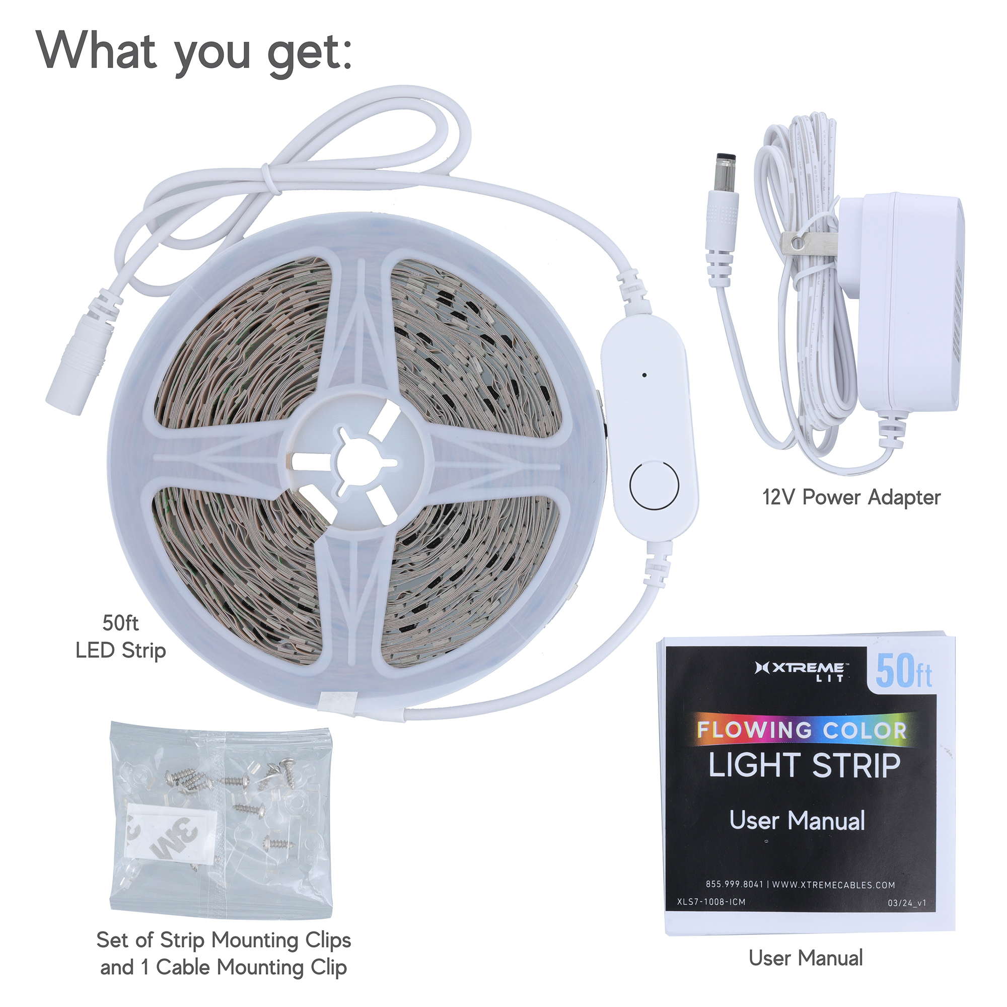 Xtreme Lit 50ft Bluetooth LED Strip Lights, App Controlled photo 8