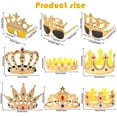 thumbnail image 2 of Set de gafas y gorro con forma de corona para regalo de fiesta para niños y adultos, 12 unidades, 2 of 7