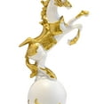 thumbnail image 6 of deevoka Horse Figurine Art Crafts Decorative Statue for Office Fireplace Living Room White, 6 of 7