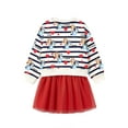 thumbnail image 2 of Bluey Stripe Girls Sweatshirt Tutu Dress, Sizes 4-12, 2 of 6