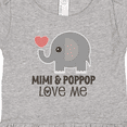 thumbnail image 4 of Inktastic Mimi and Poppop Love Me Girls Baby Dress, 4 of 5