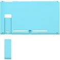 thumbnail image 2 of eXtremeRate Soft Touch Grip Heaven Blue Console Back Plate Replacement Housing Shell Case for Nintendo Switch, 2 of 5