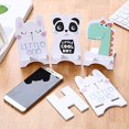 thumbnail image 4 of Desktop Mobile Phone Bracket Cute Cartoon Mobile Phone Seat Live Watching Tv Mobile Phone Tablet Bracket Creative Storage Rack (Green), 4 of 5