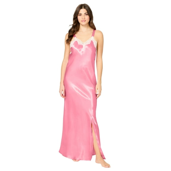 Amoureuse Plus Size Ruffle Lace Gown