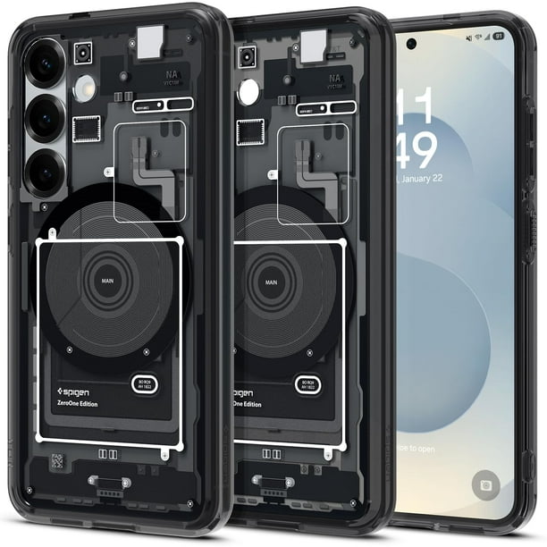 Funda para Celular Spigen Ultra Hybrid MagFit Galaxy S25 Negra
