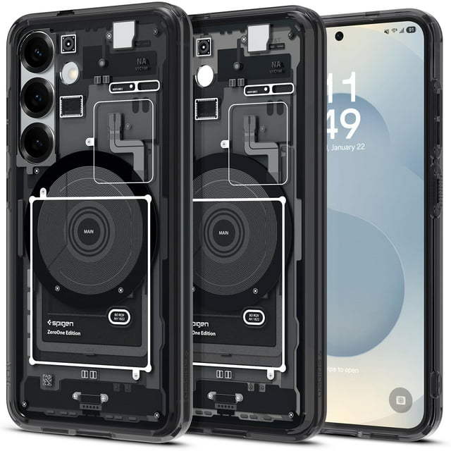 Funda para Celular Spigen Ultra Hybrid MagFit Galaxy S25 Negra