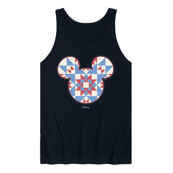 Disney - Mickey Ears Quilt - Men's Sleeveless Graphic Tank Top