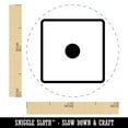 thumbnail image 2 of One 1 Dice Die Self-Inking Rubber Stamp Ink Stamper - Green Ink - Mini 1/2 Inch, 2 of 7