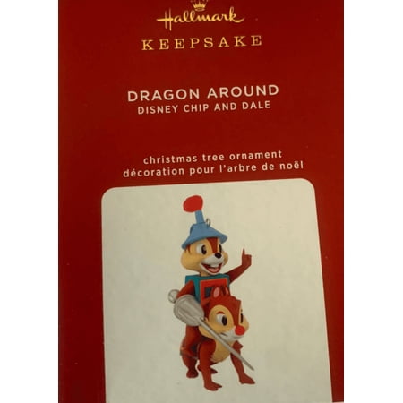 Hallmark Disney Chip and Dale Dragon Around Christmas Ornament New with Box