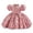 1968Pink3868, variant on Rggeeun Flower Girl Dresses For Baby Girls Party Dresses Toddler Puff Sleeve Pageant Dress With Bowknot Trendy Casual O-Neck Sundress