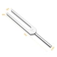 thumbnail image 2 of Diapasón de aleación de aluminio 528C 528Hz Pitchfork con mazo Paño de limpieza Bolsa de transporte Instrumento musical de curación de sonido Tomshoo Diapasón, 2 of 6