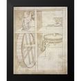 thumbnail image 2 of Martini, Francesco di Giorgio 20x24 Black Modern Framed Museum Art Print Titled - Folio 43: mill powered by horse, 2 of 5