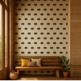 thumbnail image 2 of S4Sassy Modern Aztec Wallpaper - White Bohemian Wall Covering, 25" x 120" Self-Adhesive Textured Vinyl Walls Paper, Decorative Wallwrap, Easy DIY Wall Covering For Bedroom, Cabinets, Living Spaces, 2 of 9