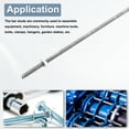 thumbnail image 4 of Uxcell Fully Threaded Rod M3 x 250 0.5mm Pitch 304 Stainless Steel With Screw Nuts 2Pcs, 4 of 5