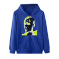 thumbnail image 4 of Chaqueta con capucha Punk suelta con cremallera y estampado de Halloween para mujer, abrigo, sudaderas con capucha, abrigo Pompotops qwe15477, 4 of 8