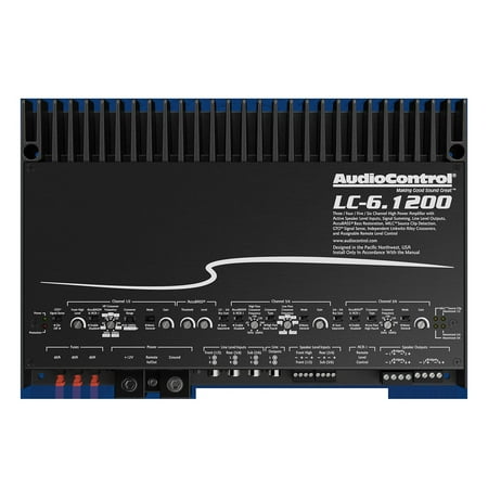 AudioControl - 1200W 6-Channel Class D Amplifier - Black