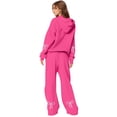 thumbnail image 2 of Bow Sweatpants Set for Women Bow Hoodie and Sweatpants Set for Women Womens Sweatsuits 2 Piece Set Comfort Bow Hoodie Wide Leg Sweatpants Set Athleisure Sweatset Cute Matching Sweat Sets, Hot Pink-XL, 2 of 6