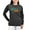 Charcoal, variant on - Paws Ans Pep Women's Long Sleeve T Shirt - Women's Long Sleeve Graphic Tee Casual Fit