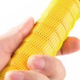 thumbnail image 2 of 1 Pcs Tennis Racket Grip Classic -Perforated Super Absorbent-Ultra Cushion Replacement Tennis Overgrip For Badminton, Squash, Baseball, Table Tennis, Bike And More, Yellow, 2 of 5