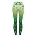 thumbnail image 5 of DPTALR Women's St. Patrick's Day Print Stretch Tight Yoga Leggings,Green,Size S, 5 of 9