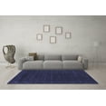 thumbnail image 3 of Ahgly Company Machine Washable Indoor Rectangle Abstract Blue Contemporary Area Rugs, 7' x 9', 3 of 4