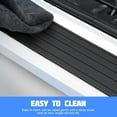 thumbnail image 5 of Rear Bumper Guard Protector for Car, Universal Black Rubber Scratch-Resistant Non-Slip Trunk Door Protector (Black/104x9CM), 5 of 5