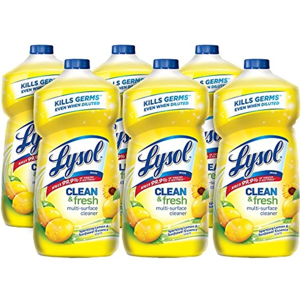 Lysol 1920078632 Clean & Fresh MultiSurface Cleaner, Lemon
