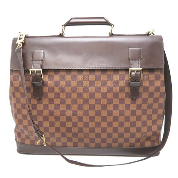 Pre-Owned Louis Vuitton West End PM Women's and Men's Boston Bag N41130 Damier Ebene... (Good)