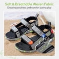 thumbnail image 3 of Fadezar Boys Girls Sandals Kids Hiking Sports Open Toe Summer Sandals, 3 of 5