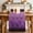 Purple, variant on Blue Geometric Table Runner - 72 Inch Long Ombre Modern Abstract Art Cotton and Linen Blended Dress Scarves Farmhouse Table Runner for Kitchen Dining, Coffee Table, 13" x 72"