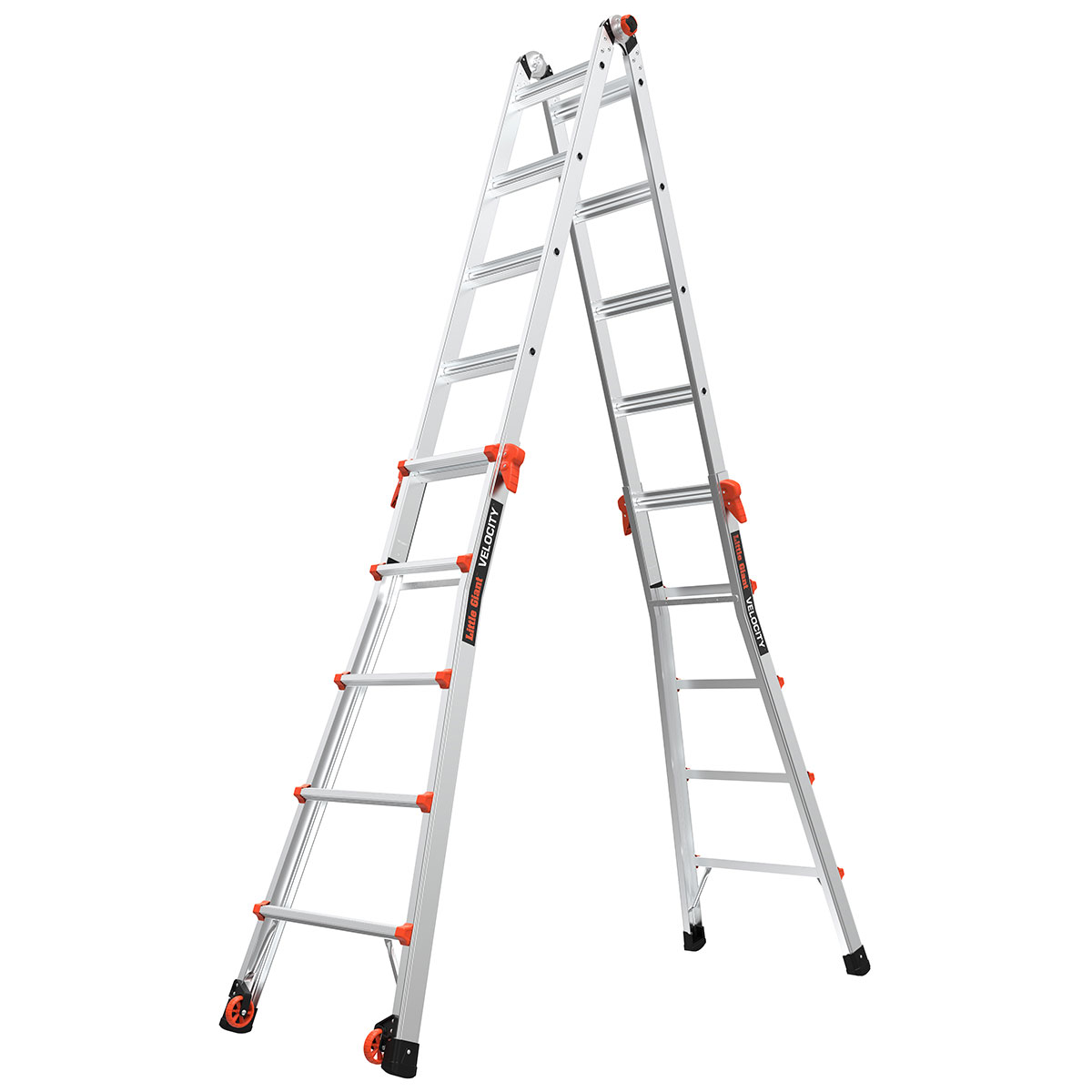 Little Giant Model 22 Aluminum Multi-Use Ladder, Type 1A - 300 lbs. Rated - image 3 of 13