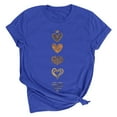 thumbnail image 6 of PNTUTB Valentine's Day Women's Fashionable Print Crew Neck Short Sleeve Versatile Comfort Loose T Shirt, 6 of 6