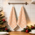 thumbnail image 5 of Christmas Snowflake Kitchen Towels Set of 2, Absorbent Decorative Hand Dish Towels, Festive Seasonal Towel for Kitchen Counter Cleaning & Holiday Gift Home Decor,23.6x15.7in, 5 of 6
