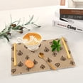 thumbnail image 6 of Bath Accessories Sets Single Print Decorative Tray With Handle For Home Bathroom Bedroom Spades Dark Brown, 6 of 7