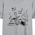 thumbnail image 3 of Peanuts - Snoopy Dancing - Women's Oversized T-Shirt, 3 of 6