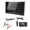 thumbnail image 3 of Panel de carga solar de polisilicio con controlador 40a en el kit de panel solar de 30w, adecuado para vehículos RV marinos, 3 of 10