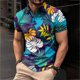 thumbnail image 2 of Men's Golf Shirt Casual Sports V Neck Ribbed Collar Short Sleeve Fashion Casual Solid Color Plain Spring & Summer Regular Fit XL, 2 of 5