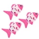 thumbnail image 1 of 3 piezas de peluche con lentejuelas decorativas resistentes a las mordeduras, pez de imitación, juguete educativo para gatos, mascotas, gatitos y gatos (rosa), 1 of 6
