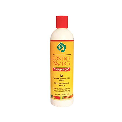 Champú para peluca African Essence Control para cabello humano y sintético, 12 onzas