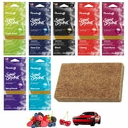7 Pc Paradise Super Organic Air Freshener Block Stone Fragrance Assorted Scents