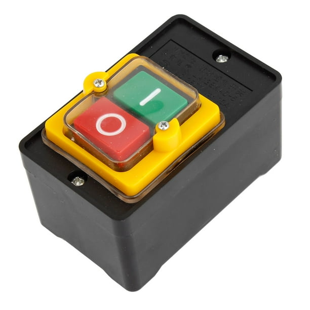 Interruptor pulsador resistente al agua On/Off Start Stop 10A 380V AC