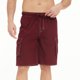 thumbnail image 3 of Pantalones Cortos para Hombre de Cintura Elástica con Bolsillos Pantalones de Verano Casuales de Color Sólido, Poliéster Ligero de Moda para la Playa, la Natación Y el Uso Diario, 3 of 6