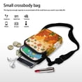 thumbnail image 7 of HELLHERO Crossbody Bags Polyester with Zipper Maple Leaves for Travel Unisex, 7 of 7