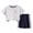 j-Grey3524, variant on LIIPEE Boys Outfits Casual Summer Kids Soft Short Sleeve Crew Neck T Shirt And Shorts Two Piece Set Children Comfortable Breathable Lightweight Cute Daily Clothes,Blue,3-4 Years